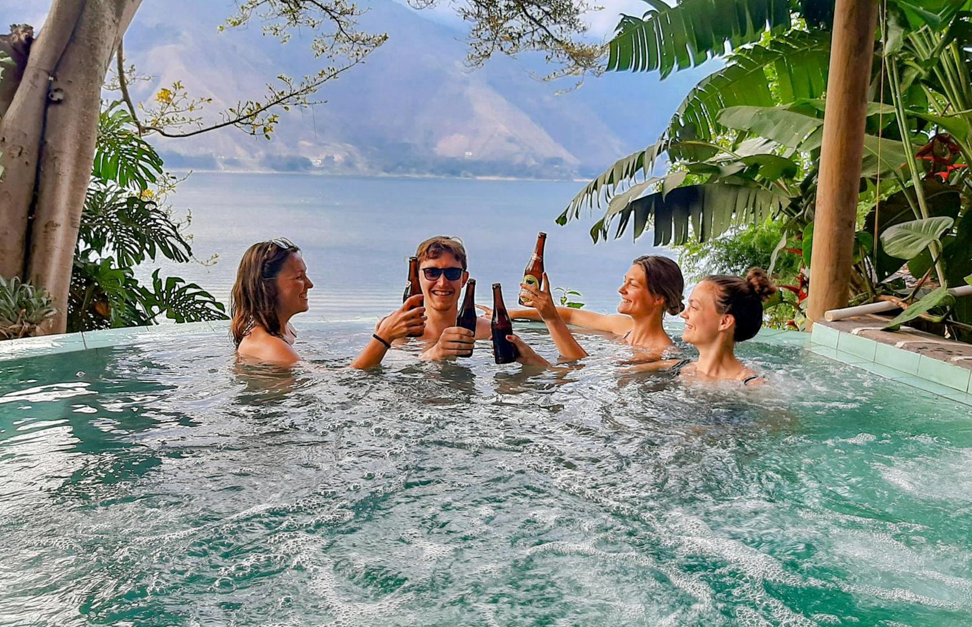 Eco Hotel Uxlabil Atitlan San Juan La Laguna Exteriör bild